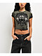 Affliction Screaming Earth Olive Green Wash Crop T-Shirt - Thumbnail image 1 of 6