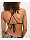 Affliction Screaming Roots Black Triangle Bikini Top - Thumbnail image 2 of 3