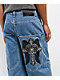 Affliction Seeker Medium Wash Ultra Wide Jeans - Thumbnail image 5 of 9