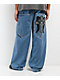 Affliction Seeker Medium Wash Ultra Wide Jeans - Thumbnail image 1 of 9