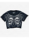 Affliction Shred Fest Black Wash Crop T-Shirt - Thumbnail image 4 of 5