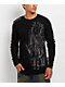 Affliction Shrouded Night Black Thermal Long Sleeve T-Shirt - Thumbnail image 1 of 4