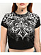 Affliction Skeleton Black Crop T-Shirt - Thumbnail image 3 of 3