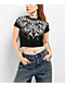 Affliction Skeleton Black Crop T-Shirt - Thumbnail image 1 of 3