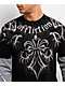 Affliction Skeleton Black Lava & Grey 2fer Long Sleeve T-Shirt - Thumbnail image 3 of 4