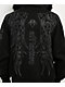 Affliction Skeleton Faur Fur Black Zip Hoodie - Thumbnail image 4 of 8