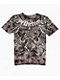Affliction Skeleton Lilac Burnout T-Shirt - Thumbnail image 1 of 3
