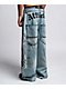 Affliction Skeleton Orion Wash Extra Wide Leg Jeans - Thumbnail image 7 of 10