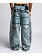 Affliction Skeleton Orion Wash Extra Wide Leg Jeans - Thumbnail image 2 of 10
