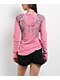Affliction Skeleton Pink Thermal Long Sleeve T-Shirt - Thumbnail image 2 of 6