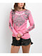 Affliction Skeleton Pink Thermal Long Sleeve T-Shirt - Thumbnail image 1 of 6