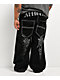 Affliction Skeleton Wing Black Extra Wide Leg Jeans - Thumbnail image 3 of 9