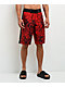Affliction Sorrow Red Board Shorts - Thumbnail image 1 of 6