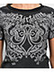 Affliction Step Of Faith Black Terry Cloth Crop T-Shirt - Thumbnail image 3 of 4