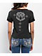 Affliction Step Of Faith Black Terry Cloth Crop T-Shirt - Thumbnail image 2 of 4