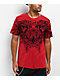 Affliction Step Of Honor Red Wash T-Shirt - Thumbnail image 1 of 5