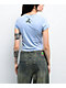 Affliction Superstition Blue Wash Crop T-Shirt - Thumbnail image 2 of 4
