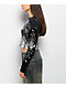 Affliction Tarnished Wire Black & White 2fer Long Sleeve Crop T-Shirt - Thumbnail image 4 of 4