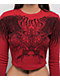 Affliction Toxic Wrath Red Long Sleeve Crop T-Shirt - Thumbnail image 3 of 3