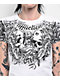 Affliction Tranquil Earth White Crop T-Shirt - Thumbnail image 2 of 3