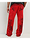 Affliction Vertebrae Red Sweatpants - Thumbnail image 2 of 7