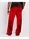 Affliction Vertebrae Red Sweatpants - Thumbnail image 1 of 7