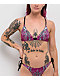 Affliction Vertibrate Deep Purple Triangle Bikini Top - Thumbnail image 1 of 5