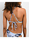 Affliction Victoria Blue Triangle Bikini Top - Thumbnail image 2 of 3