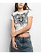 Affliction Wash White Crop T-Shirt - Thumbnail image 1 of 4