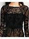 Affliction Waterfalls Black Long Sleeve Mesh Top - Thumbnail image 3 of 5