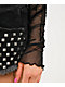 Affliction Waterfalls Black Long Sleeve Mesh Top - Thumbnail image 5 of 5