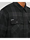 Affliction Winged Black Button Up Flannel Shirt - Thumbnail image 3 of 6