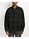 Affliction Winged Black Button Up Flannel Shirt - Thumbnail image 2 of 6