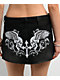 Affliction Winged Up Black Denim Cutoff Mini Skirt - Thumbnail image 5 of 6