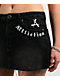 Affliction Winged Up Black Denim Cutoff Mini Skirt - Thumbnail image 6 of 6