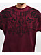 Affliction Winged Up Brown Wash Heavyweight Thermal Crewneck Sweatshirt - Thumbnail image 3 of 4