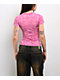 Affliction Winged Up Pink Burnout T-Shirt - Thumbnail image 2 of 4