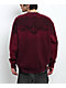 Affliction Winged Up Red Wash Heavyweight Thermal Crewneck Sweatshirt - Thumbnail image 2 of 4