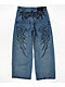 Affliction Wings Medium Wash Wide Leg Jeans - Thumbnail image 10 of 11