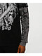 Affliction x Haunted Mound Deer God Black Wash & Grey 2Fer Long Sleeve T-Shirt - Thumbnail image 4 of 4