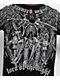 Affliction x Haunted Mound King Reaper Black Wash T-Shirt - Thumbnail image 3 of 3