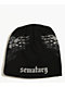 Affliction x Haunted Mound Massacre Black Reversible Skully Beanie - Thumbnail image 2 of 3