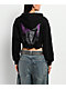 Affliction x Misfits Crypt Black Crop Zip Hoodie - Thumbnail image 2 of 6