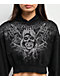 Affliction x Misfits Reaper Black Crop Hoodie - Thumbnail image 3 of 4