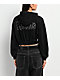 Affliction x Misfits Reaper Black Crop Hoodie - Thumbnail image 2 of 4