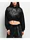 Affliction x Misfits Reaper Black Crop Hoodie - Thumbnail image 1 of 4