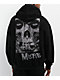 Affliction x Misfits Skully Black Wash Zip Hoodie - Thumbnail image 1 of 4