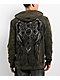 Affliction x Rogue Crosses Dark Brown Zip Hoodie - Thumbnail image 1 of 5