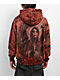 Affliction x Rogue Mourning Washed Red Zip Hoodie - Thumbnail image 2 of 5