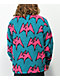 Airblaster Sherpa Blue & Pink Half Zip Sweatshirt